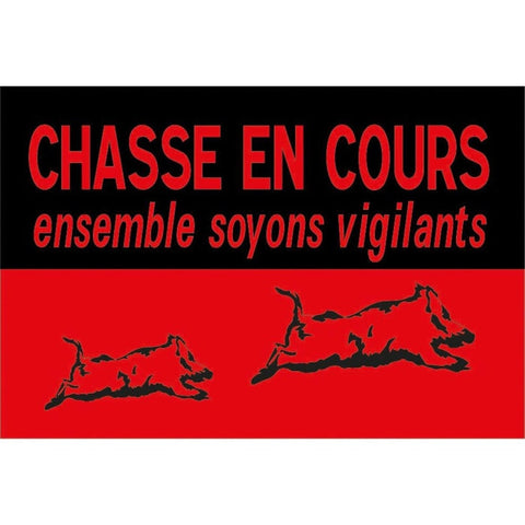 Panneau Stepland Chasse en cours SLAC71920