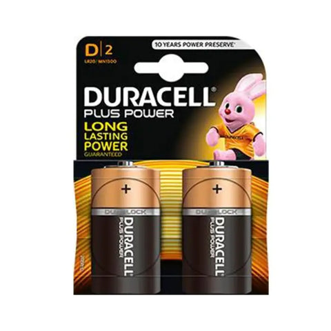 Piles alcalines Duracell D LR20 - 1.5V LC412D