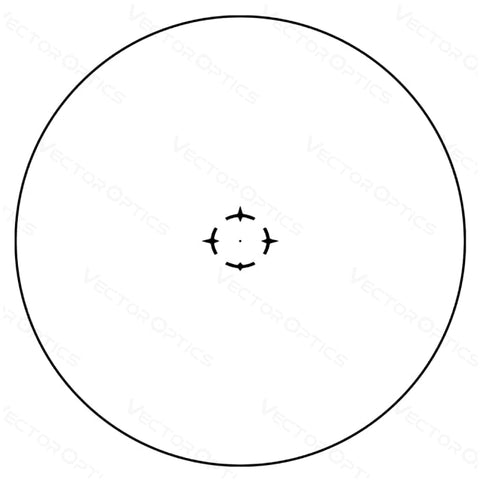 Point Rouge Vector Optics 1x16 Paragon Vep CDR VE00104