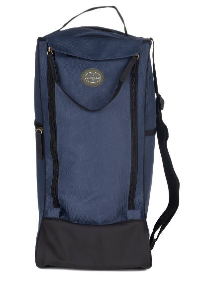 Sac à bottes Le Chameau Iris en Vert Chameau transportant facilement des bottes, avec fermeture éclair double et poche zippée sur le côté, idéal pour protéger vos bottes contre l'humidité et garder votre voiture propre.