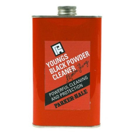 Solvent pour poudre noire PARKER HALE nettoyant haut de gamme pour armes à feu historiques et de reproduction, élimine efficacement résidus de poudre noire, prévient corrosion, assure performances optimales et préservation des armes précieuses