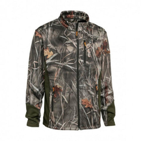 Sweatshirt zippé Percussion pour hommes en mélange coton et polyester, parfait pour le confort et le style lors des activités en plein air, avec col montant pour protection contre le froid et poches latérales pour ranger des objets en sécurité.