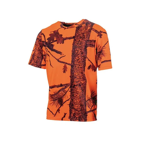 "T-Shirt Treeland en camouflage, style et fonctionnalité pour activités de plein air."