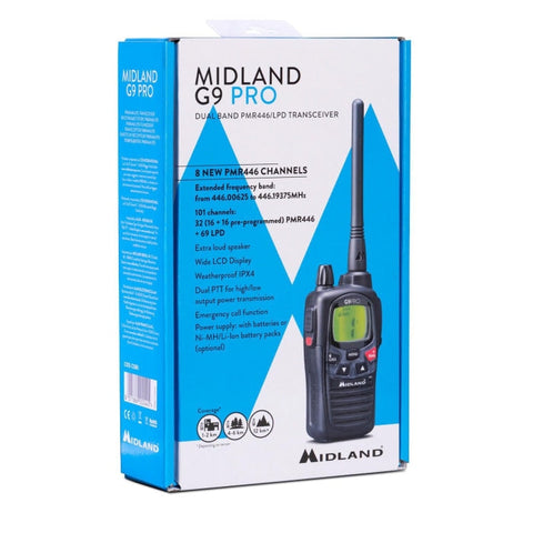 Talkie-Walkie Midland G9 PRO + oreillette A69196