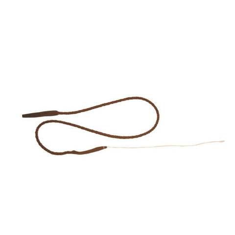 Tresse de rechange Fuzyon pour fouet de vénerie, marron, 120 cm, accessoire de chasse à courre robuste et durable, idéal pour remplacer la tresse usée, offre une maniabilité et résistance optimale pour les passionnés de chasse.