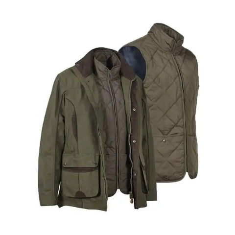 Veste de chasse Percussion Normandie 3 en 1 - Vert 13112V2XL