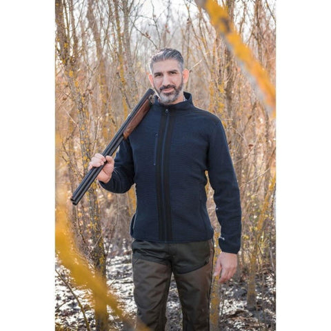 Veste de chasse Somlys Classie Tricot bleu 415/M