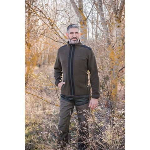 Veste de chasse Somlys Classie Tricot kaki 416/S