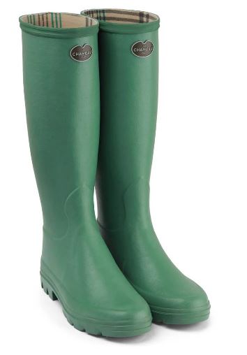 Bottes Le Chameau Iris - Doublées Jersey fabriquées à la main, légères et colorées, étanches et confortables avec doublure séchage rapide, parfaites pour le jardinage, la marche et les activités extérieures sous toutes conditions météorologiques, en caoutchouc durable Chamolux inspirées par la nature