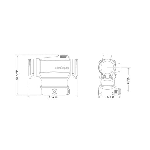 Viseur point rouge Holosun HS515CM - Solaire HS515CM