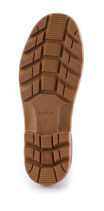 Bottes en caoutchouc naturel Le Chameau avec doublure en jersey poly-coton, semelle bi-densité antichoc pour marche à la campagne, imperméables, fabriquées artisanalement avec caoutchouc Chamolux et offrant une adhérence tout terrain. Parfaites pour le confort durant les saisons plus chaudes et faciles à entretenir.