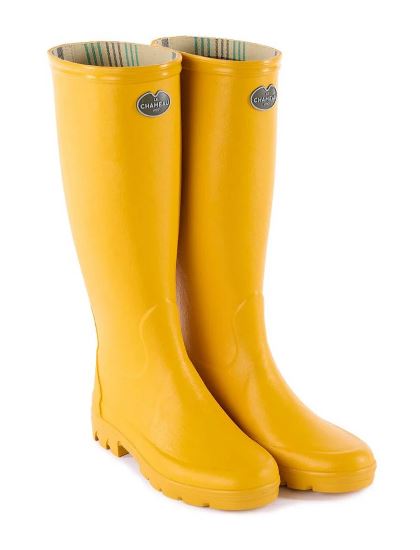 Bottes Le Chameau Iris - Doublées Jersey fabriquées à la main, légères et colorées, étanches et confortables avec doublure séchage rapide, parfaites pour le jardinage, la marche et les activités extérieures sous toutes conditions météorologiques, en caoutchouc durable Chamolux inspirées par la nature